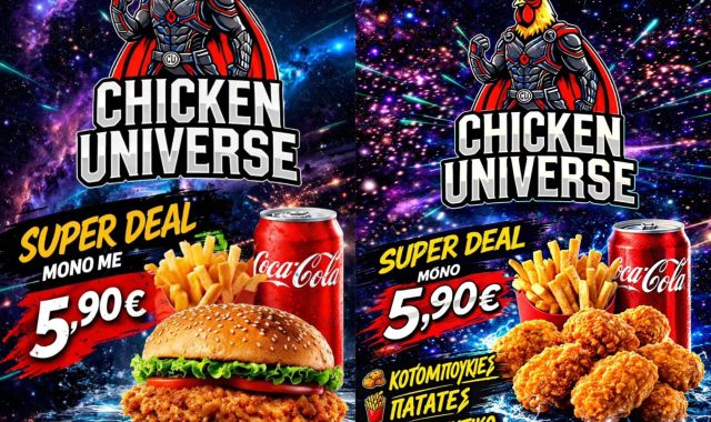 Chicken Universe στις Σέρρες: Το σύμπαν της γεύσης… μόλις έγινε ακόμα πιο απολαυστικό! (ΦΩΤΟΓΡΑΦΙΕΣ)